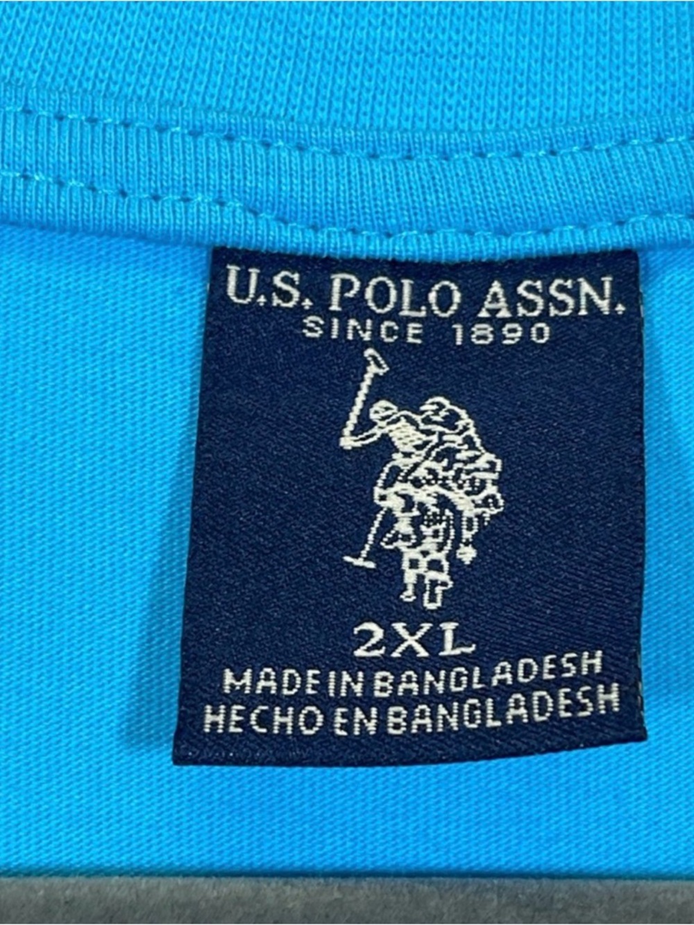 U.S. Polo Assn, Blue T-Shirt. Size 2XL. In excellent condition! - Picture 3 of 5